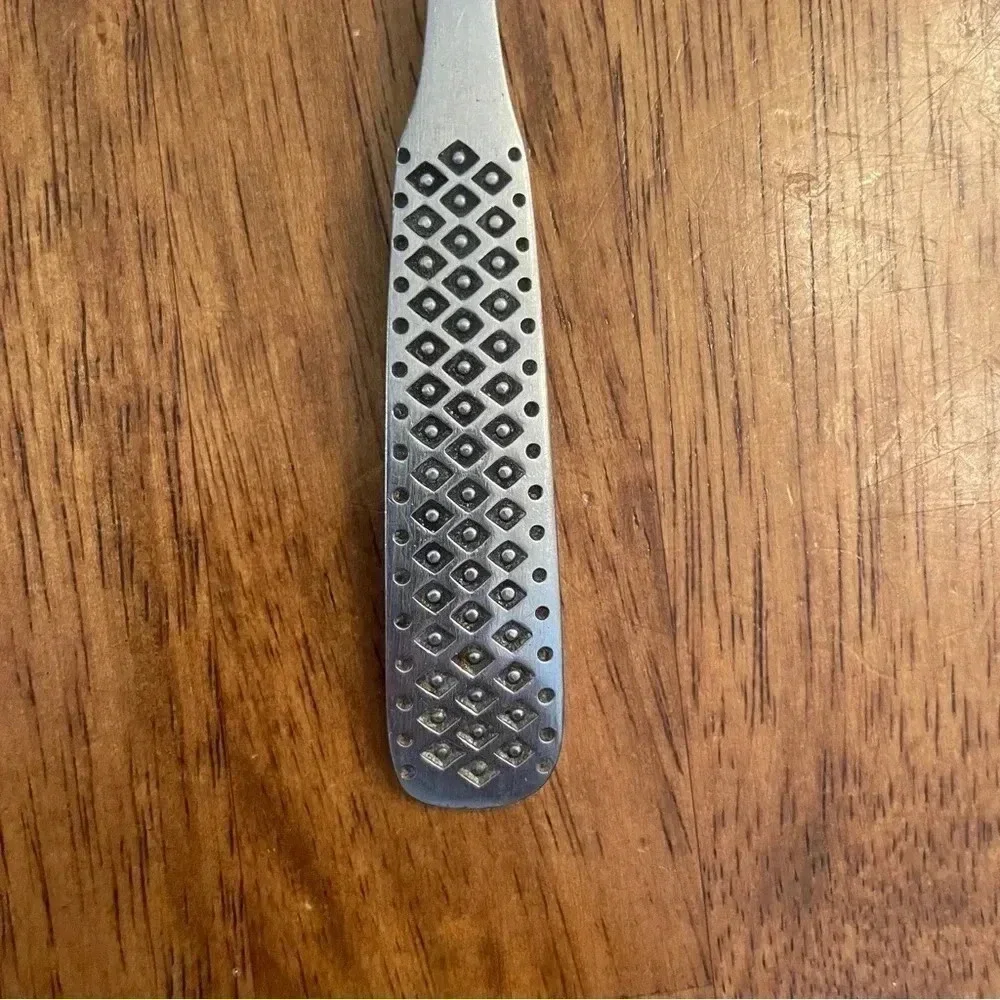 Vintage Bienville Orleans Stainless Steel‎ Dinner Fork Geometric Pattern Japan